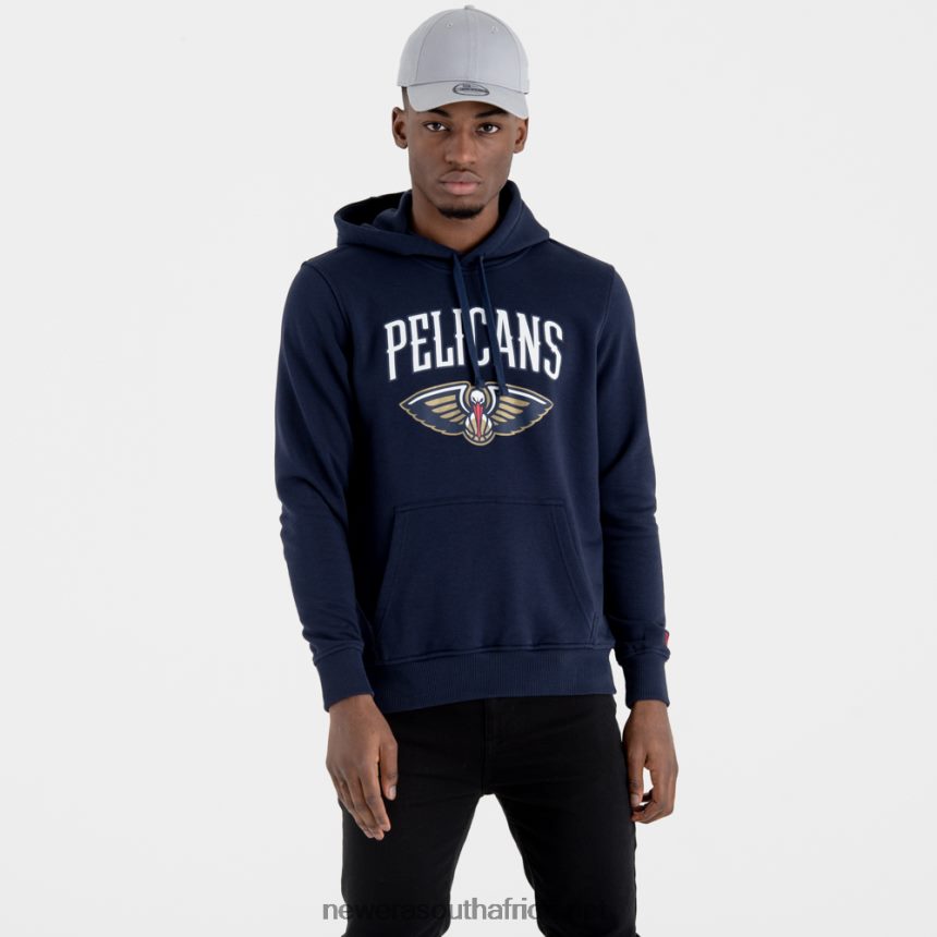 New Orleans Pelicans NBA Team Logo Navy Hoodie New Era TRBRBN2818