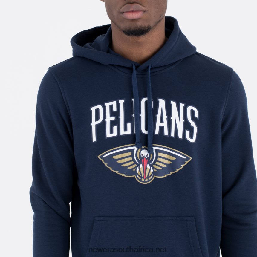 New Orleans Pelicans NBA Team Logo Navy Hoodie New Era TRBRBN2818