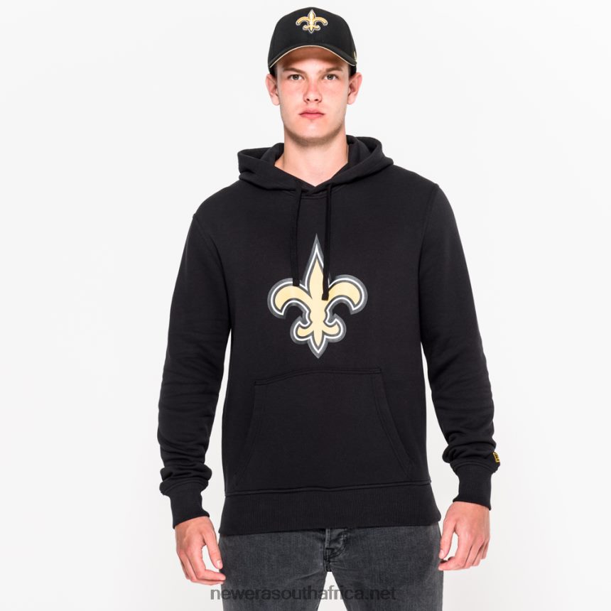 New Orleans Saints Team Logo Black Hoodie New Era TRBRBN2670