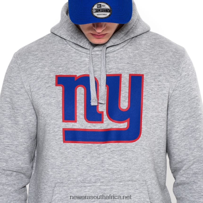 New York Giants Team Logo Grey Hoodie New Era TRBRBN2678
