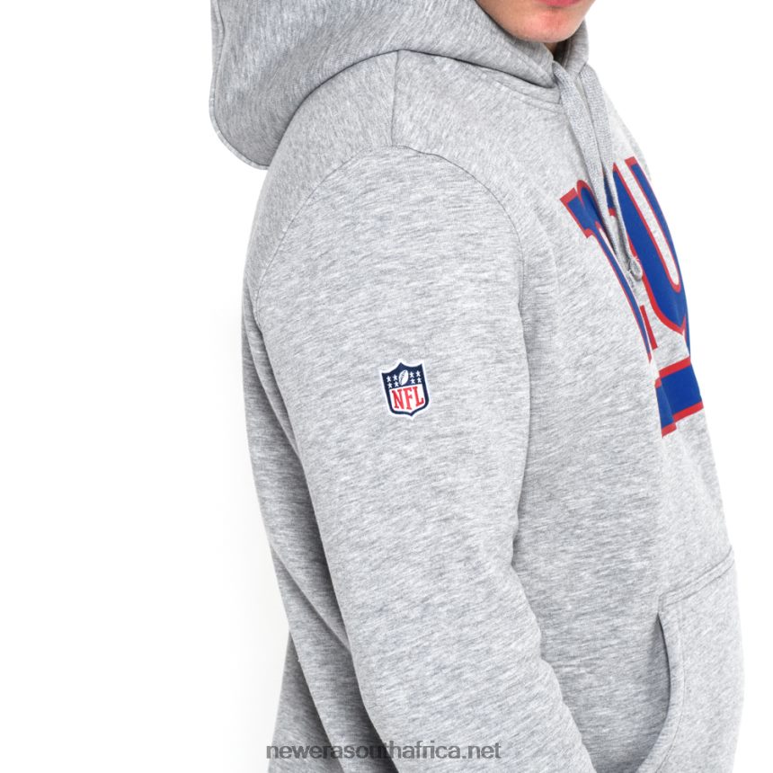 New York Giants Team Logo Grey Hoodie New Era TRBRBN2678
