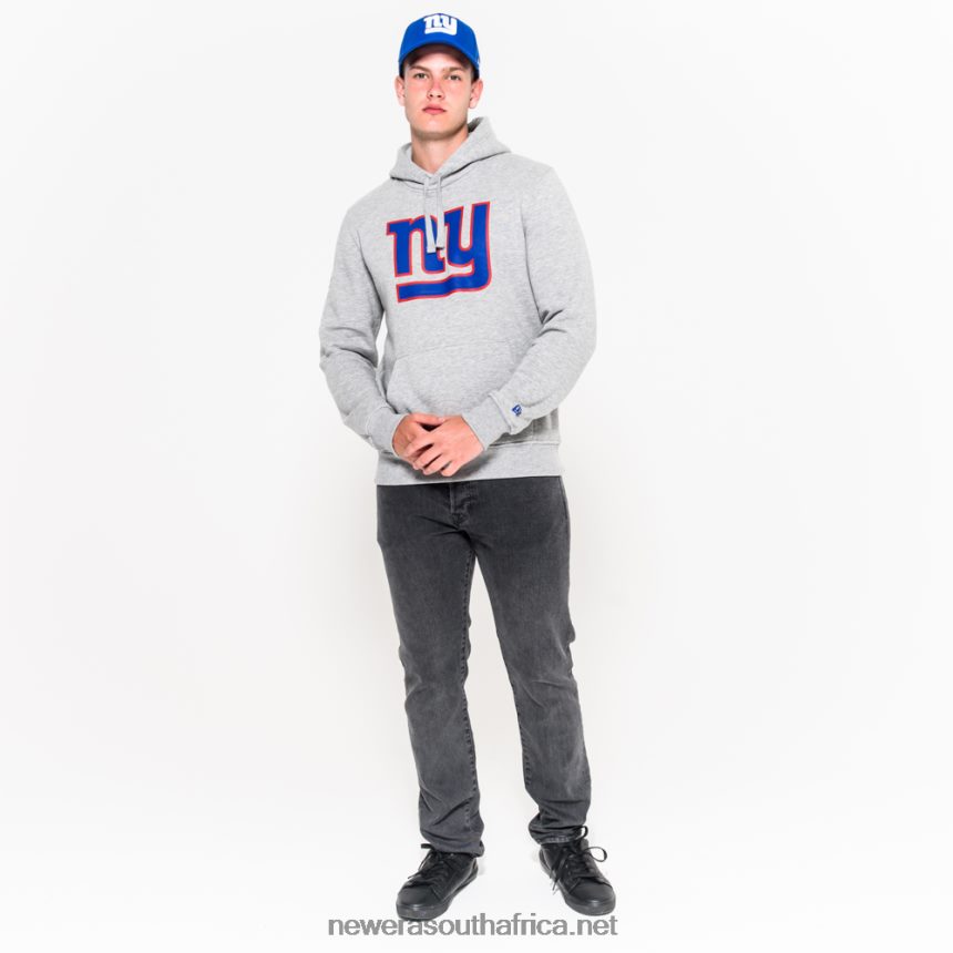 New York Giants Team Logo Grey Hoodie New Era TRBRBN2678