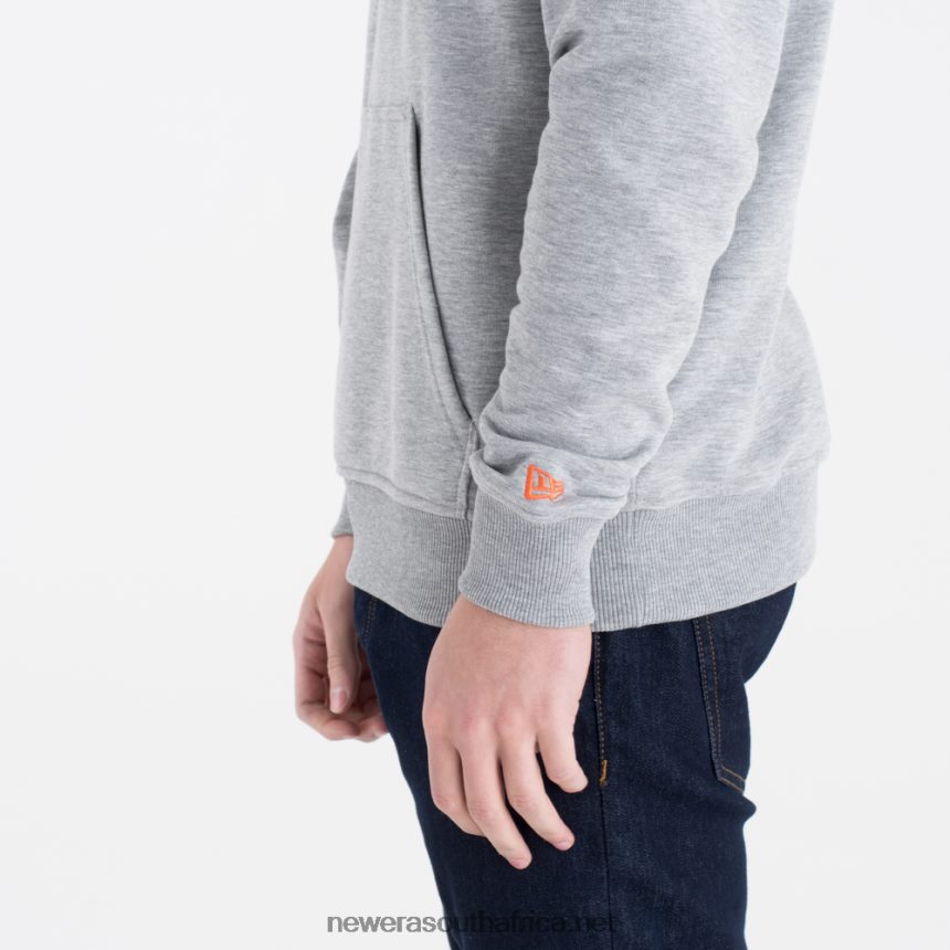 New York Knicks Team Logo Grey Hoodie New Era TRBRBN2686