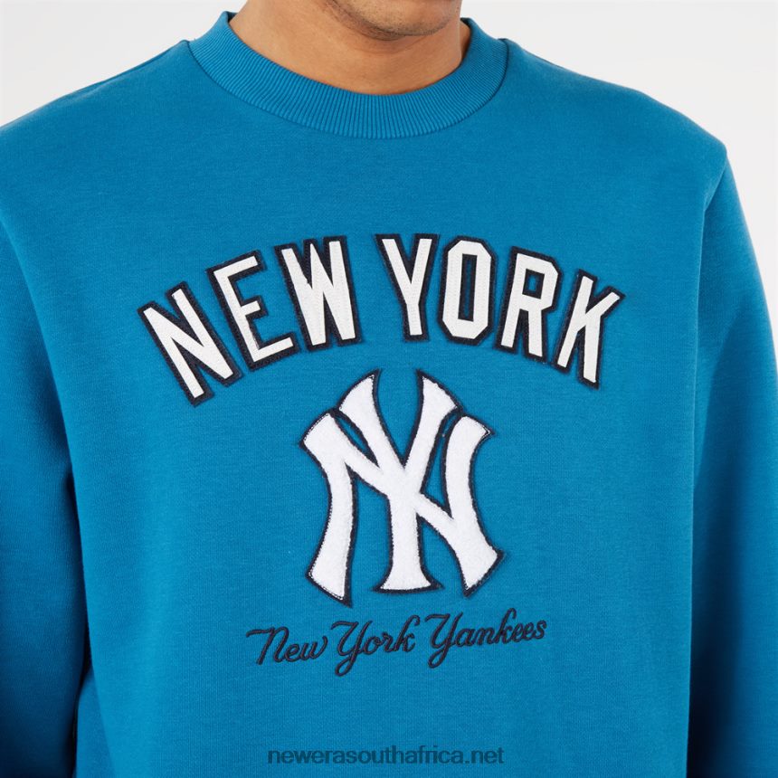 New York Yankees Heritage Blue Crew Neck Sweatshirt New Era TRBRBN2815