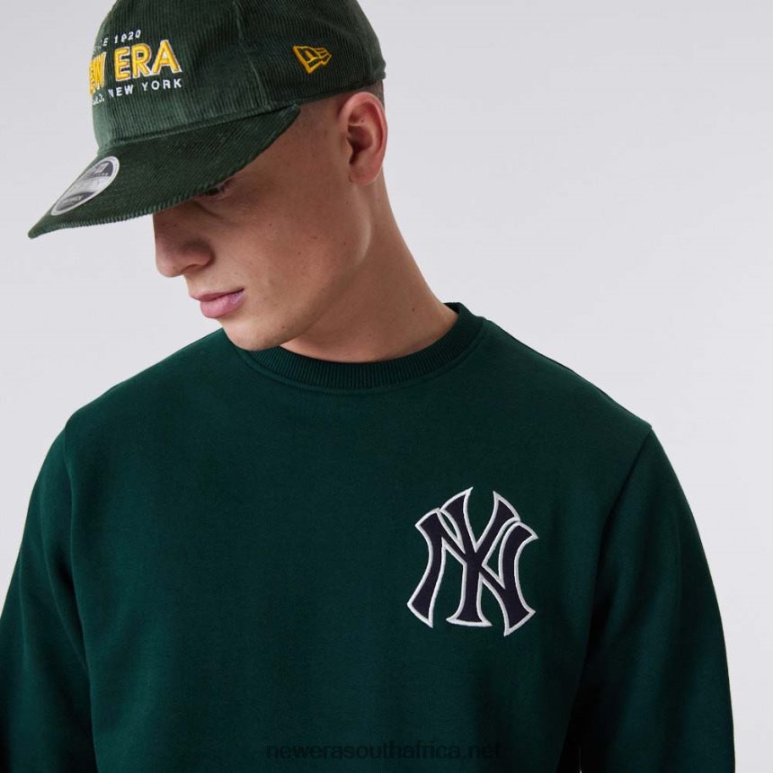 New York Yankees Heritage Dark Green Crew Neck Sweatshirt New Era TRBRBN2806