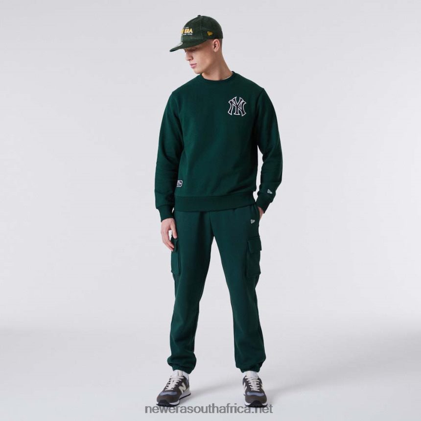 New York Yankees Heritage Dark Green Crew Neck Sweatshirt New Era TRBRBN2806