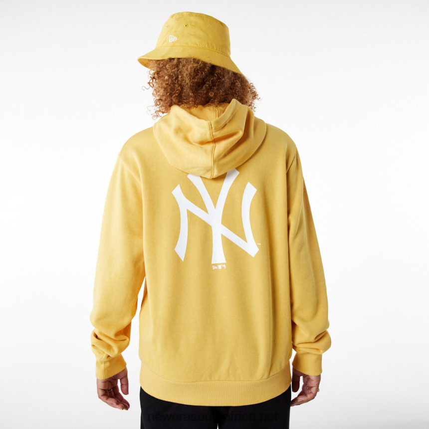 New York Yankees League Essential Pastel Yellow Hoodie New Era TRBRBN2706