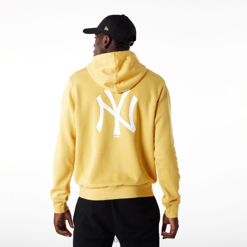 New York Yankees League Essential Pastel Yellow Hoodie New Era TRBRBN2706
