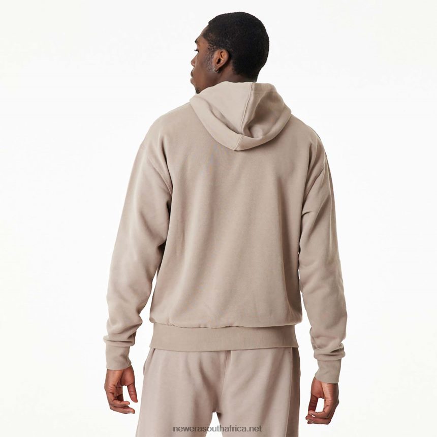 New York Yankees MLB Embroidered Logo Ash Brown Hoodie New Era TRBRBN2729