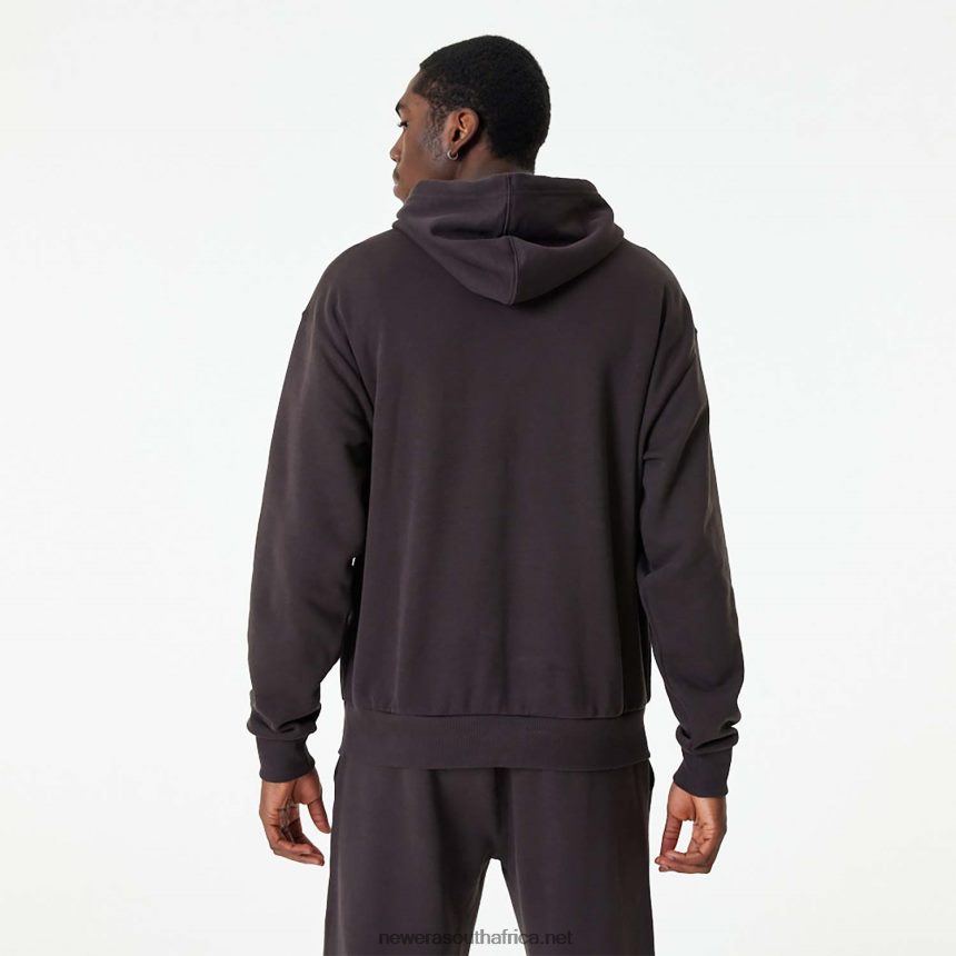 New York Yankees MLB Embroidered Logo Burnt Wood Hoodie New Era TRBRBN2737