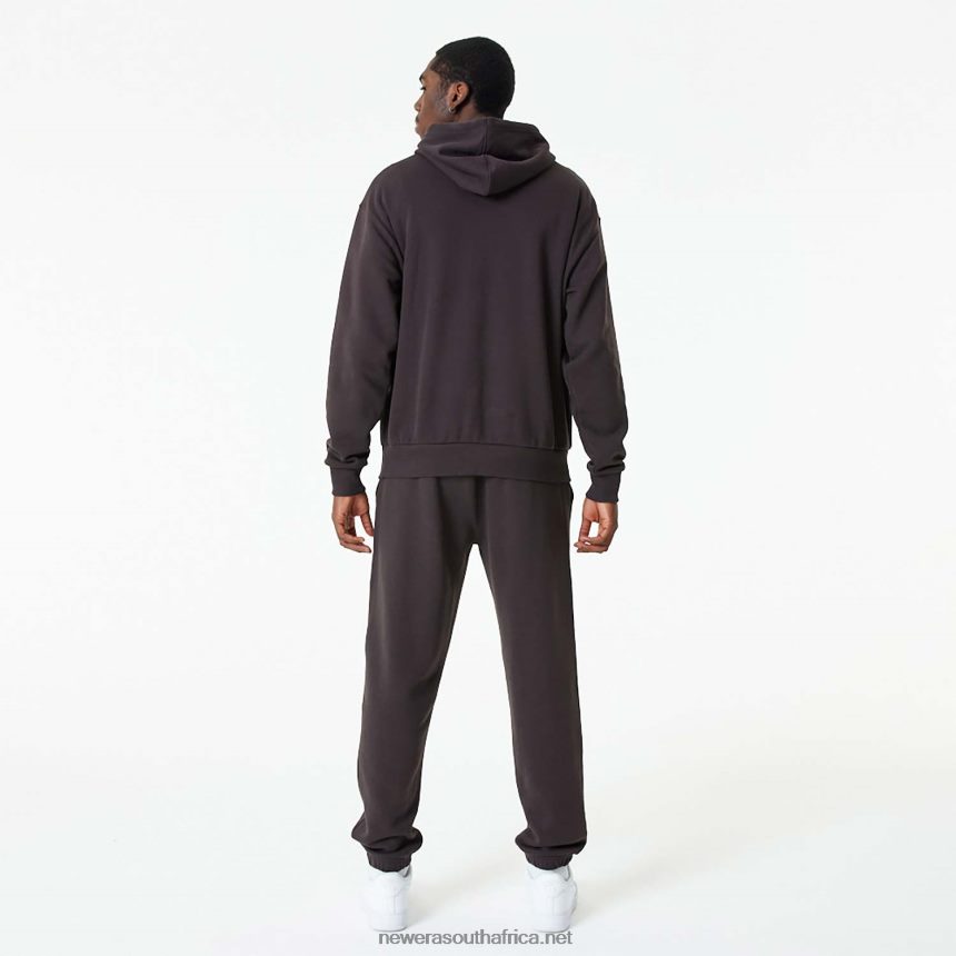 New York Yankees MLB Embroidered Logo Burnt Wood Hoodie New Era TRBRBN2737