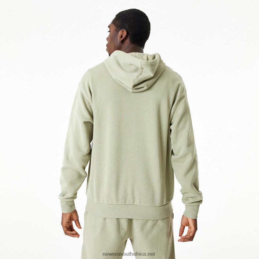 New York Yankees MLB Embroidered Logo Washed Khaki Hoodie New Era TRBRBN2745