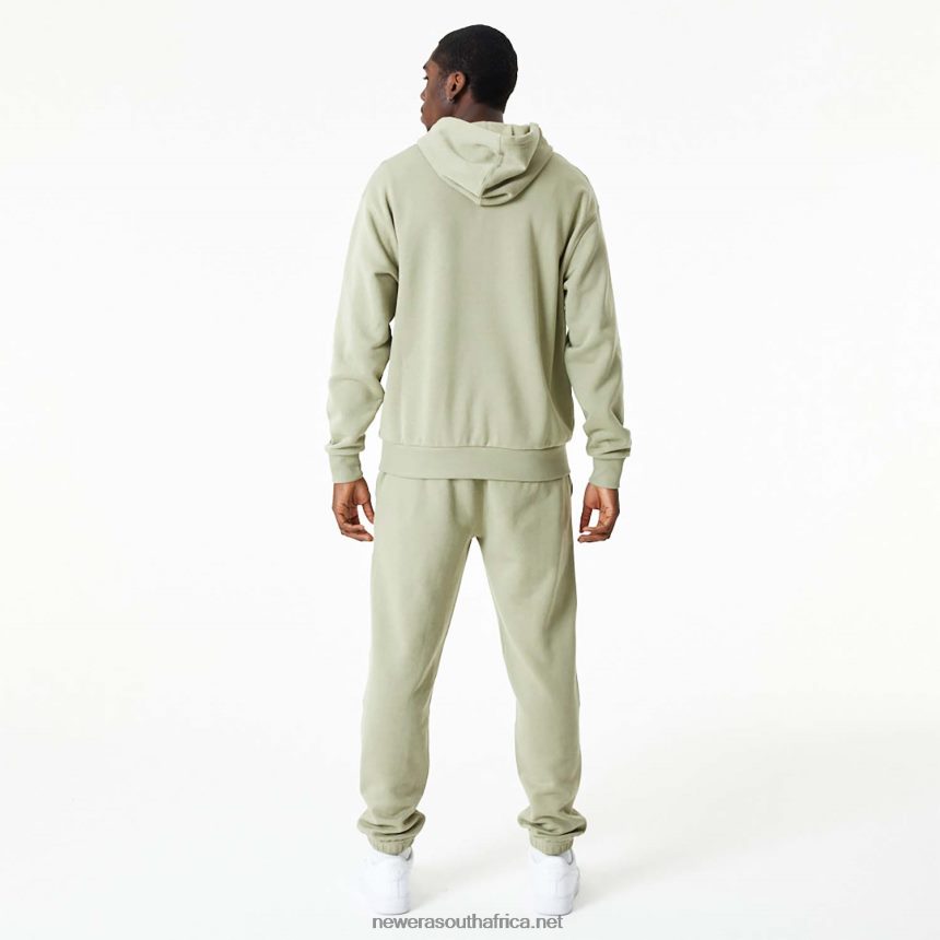 New York Yankees MLB Embroidered Logo Washed Khaki Hoodie New Era TRBRBN2745