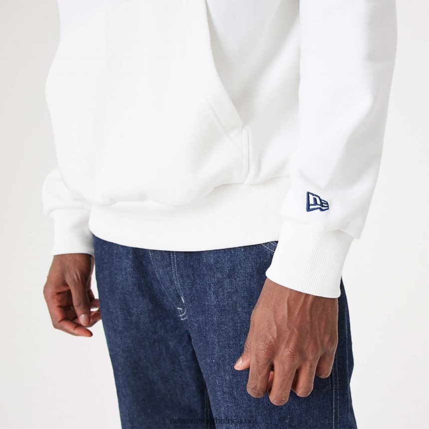 New York Yankees MLB Heritage Open White Oversized Hoodie New Era TRBRBN2705