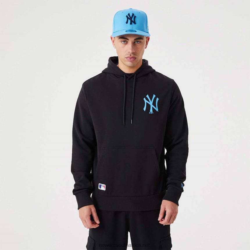 New York Yankees MLB League Essential Black Pullover Hoodie New Era TRBRBN2776