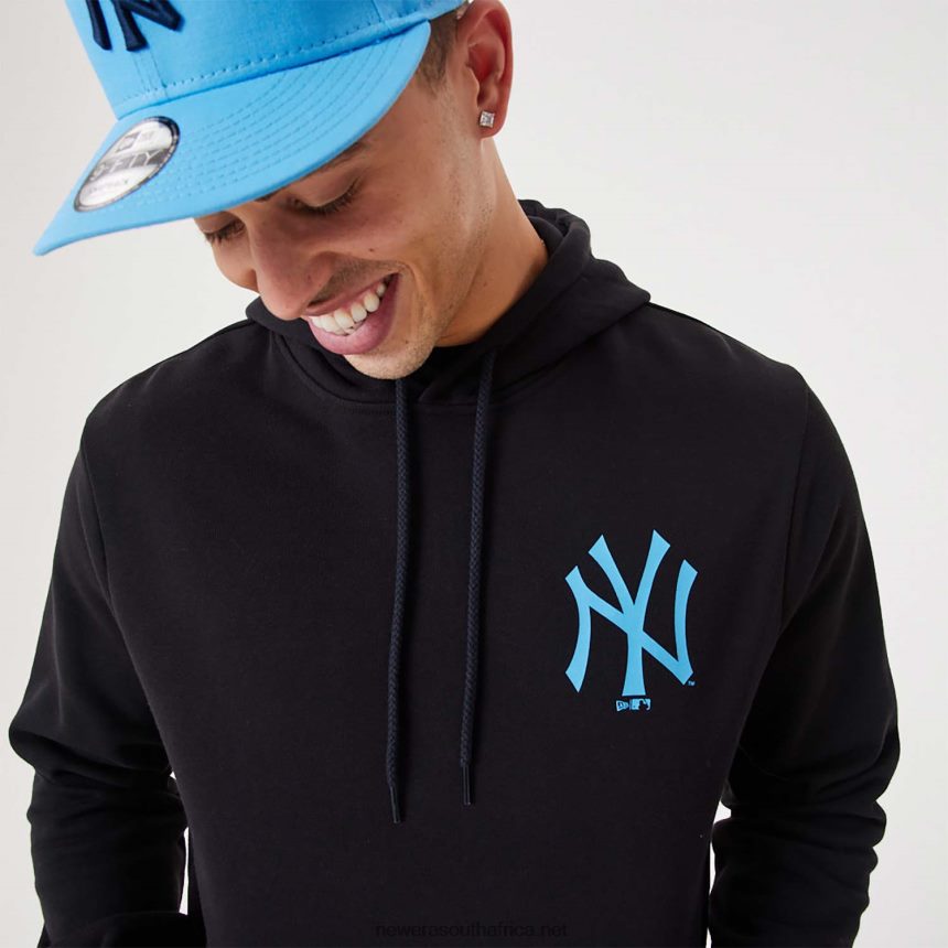 New York Yankees MLB League Essential Black Pullover Hoodie New Era TRBRBN2776