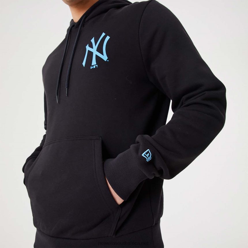 New York Yankees MLB League Essential Black Pullover Hoodie New Era TRBRBN2776