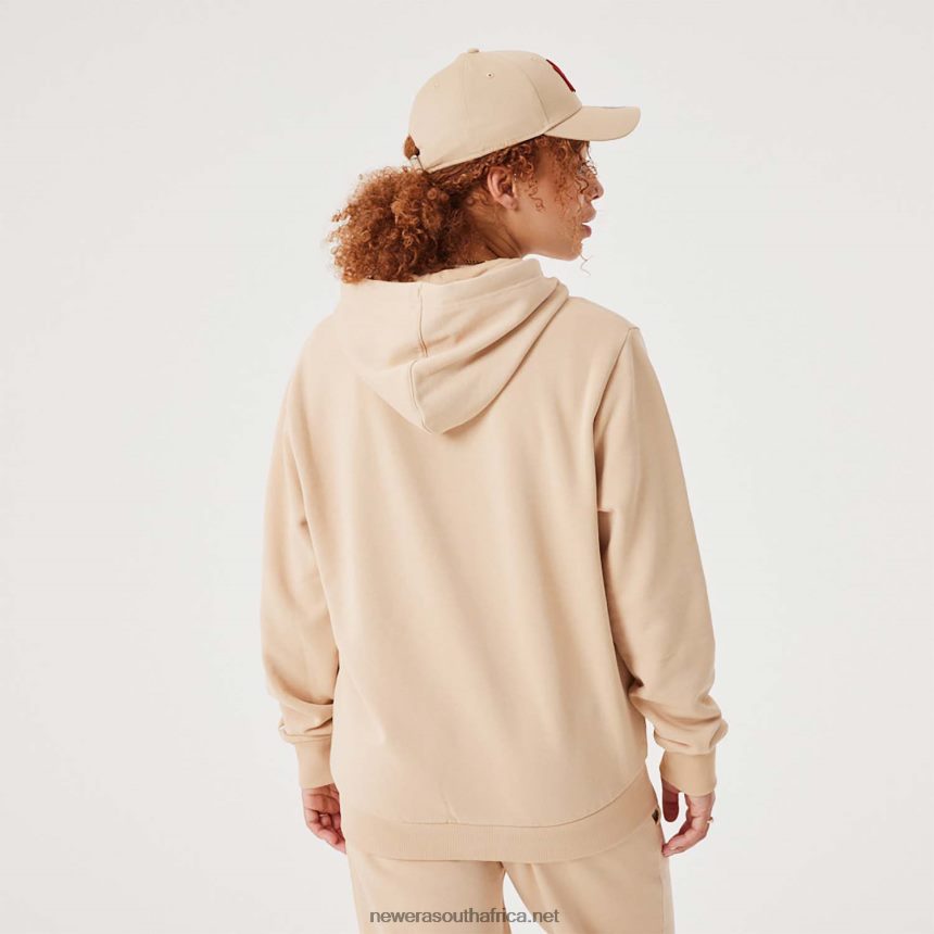 New York Yankees MLB League Essential Light Beige Full-Zip Hoodie New Era TRBRBN2784