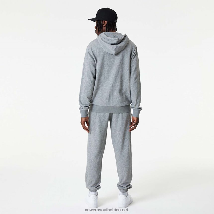 New York Yankees MLB League Essential Medium Grey Full-Zip Hoodie New Era TRBRBN2791