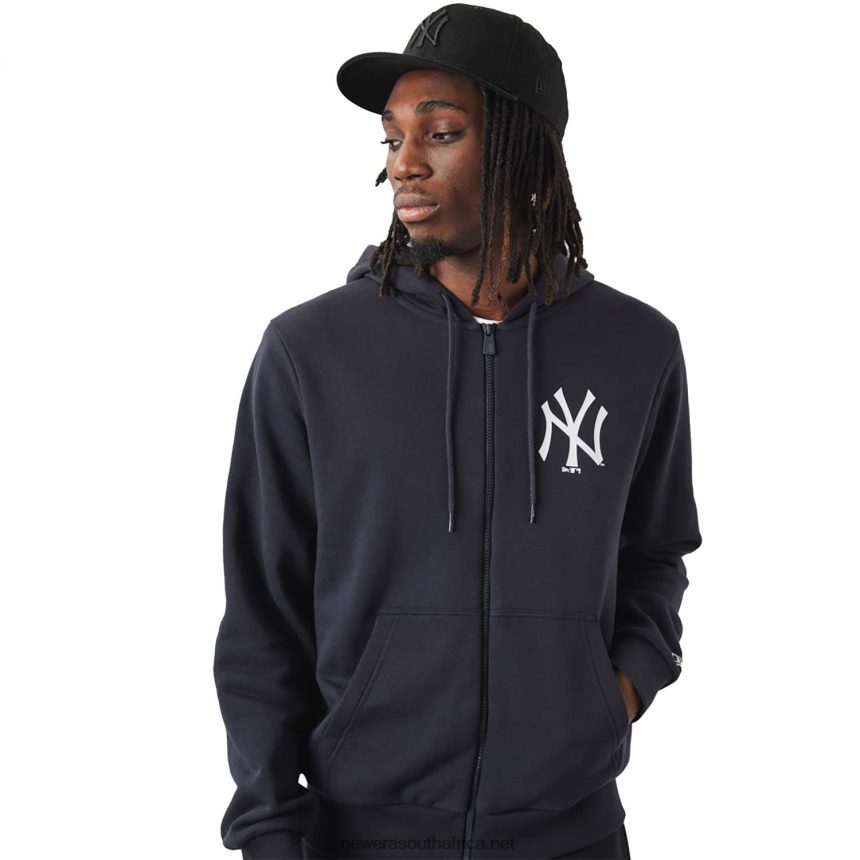 New York Yankees MLB League Essential Navy Zip Hoodie New Era TRBRBN2675