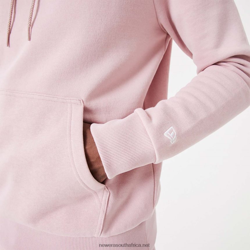 New York Yankees MLB League Essential Pastel Pink Pullover Hoodie New Era TRBRBN2805