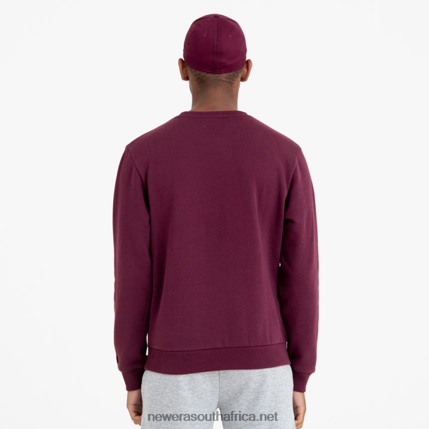 New York Yankees MLB Team Logo Maroon Crew Neck Sweatshirt New Era TRBRBN2790