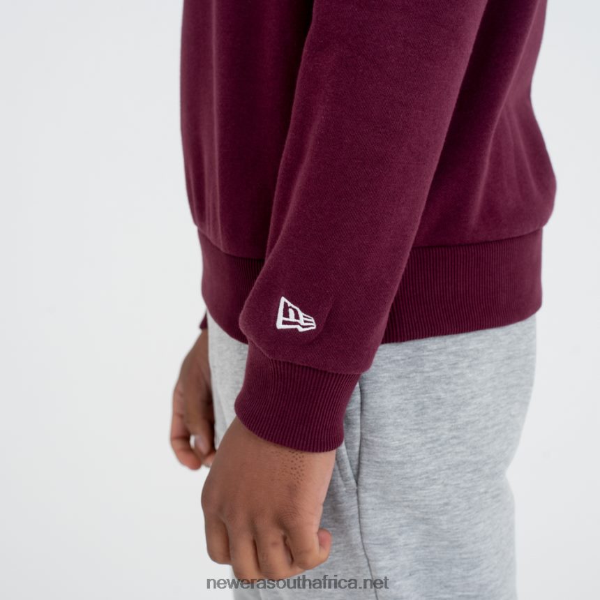 New York Yankees MLB Team Logo Maroon Crew Neck Sweatshirt New Era TRBRBN2790