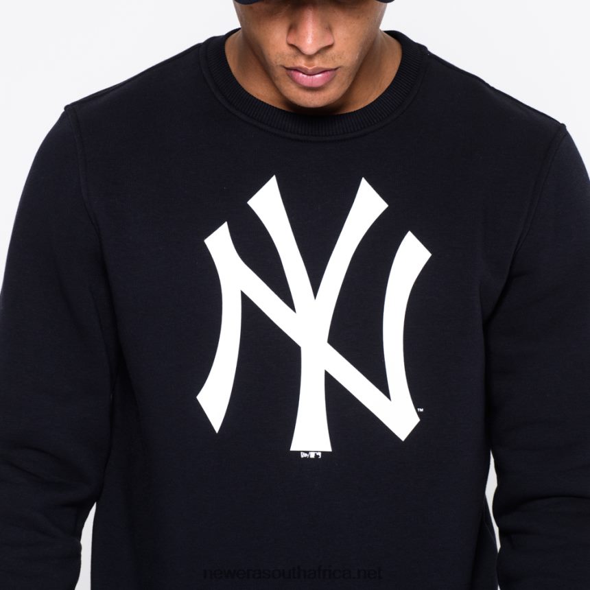 New York Yankees Navy Crew Neck Sweatshirt New Era TRBRBN2694