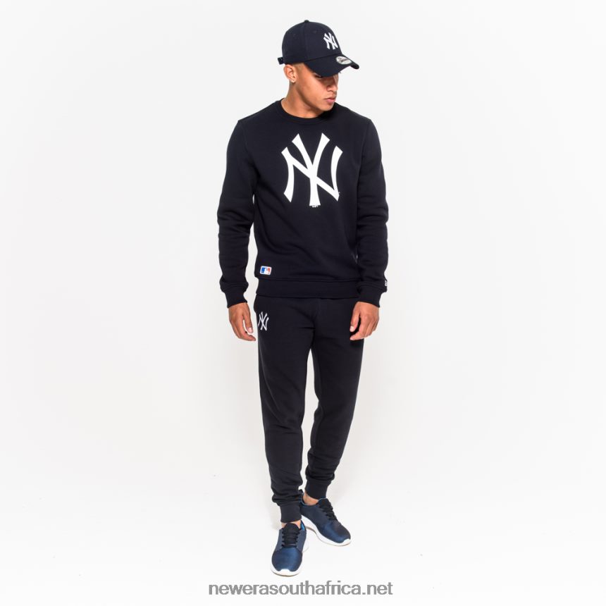 New York Yankees Navy Crew Neck Sweatshirt New Era TRBRBN2694