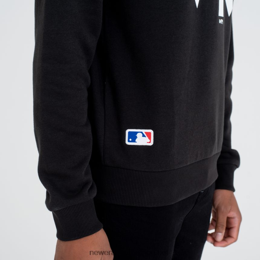 New York Yankees Team Logo Black Crew Neck Sweatshirt New Era TRBRBN2750