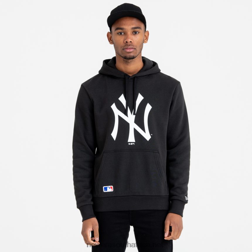 New York Yankees Team Logo Black Hoodie New Era TRBRBN2797