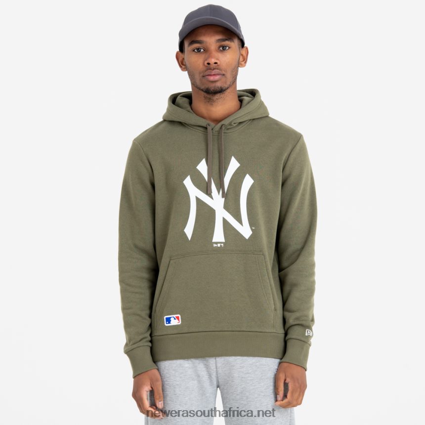 New York Yankees Team Logo Green Hoodie New Era TRBRBN2766