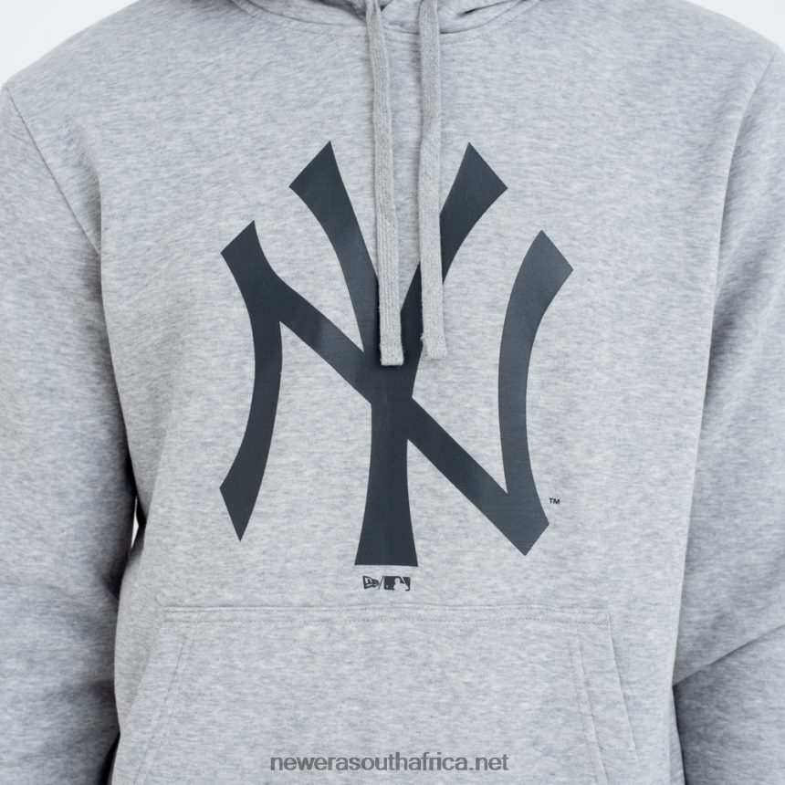 New York Yankees Team Logo Grey Hoodie New Era TRBRBN2804