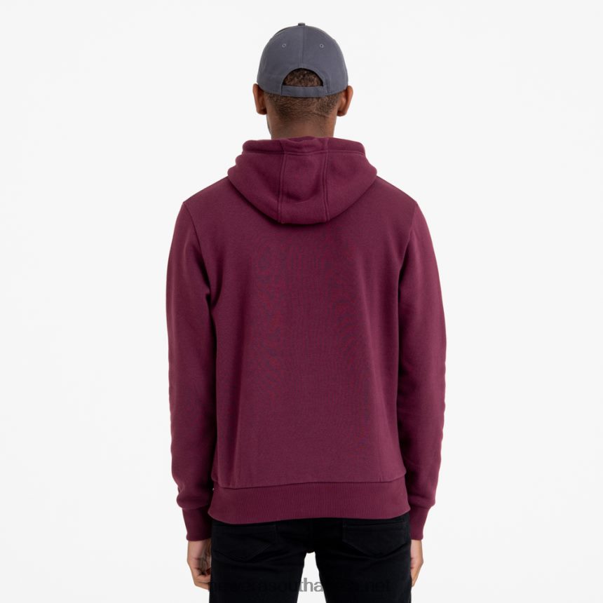 New York Yankees Team Logo Maroon Hoodie New Era TRBRBN2774