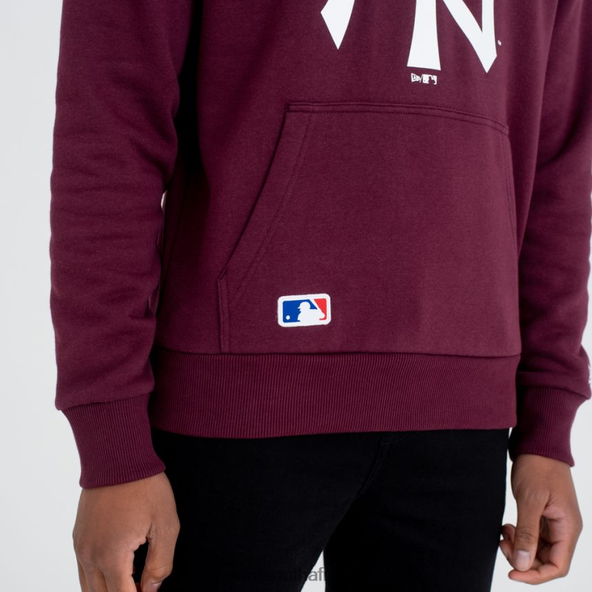 New York Yankees Team Logo Maroon Hoodie New Era TRBRBN2774