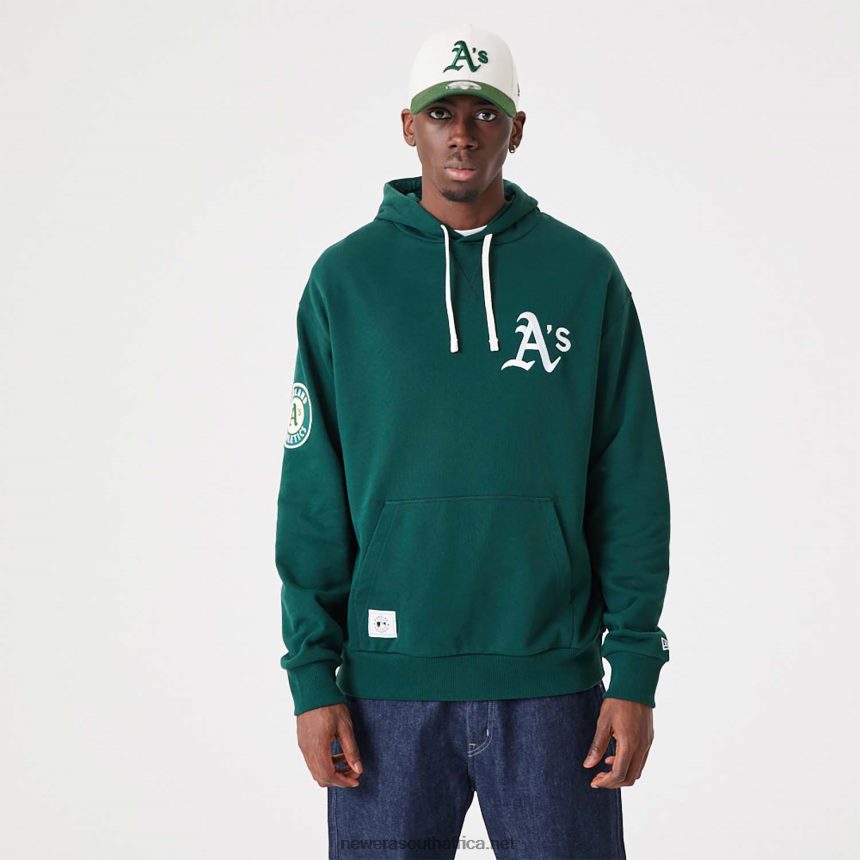 Oakland Athletics MLB Heritage Dark Green Oversized Hoodie New Era TRBRBN2697