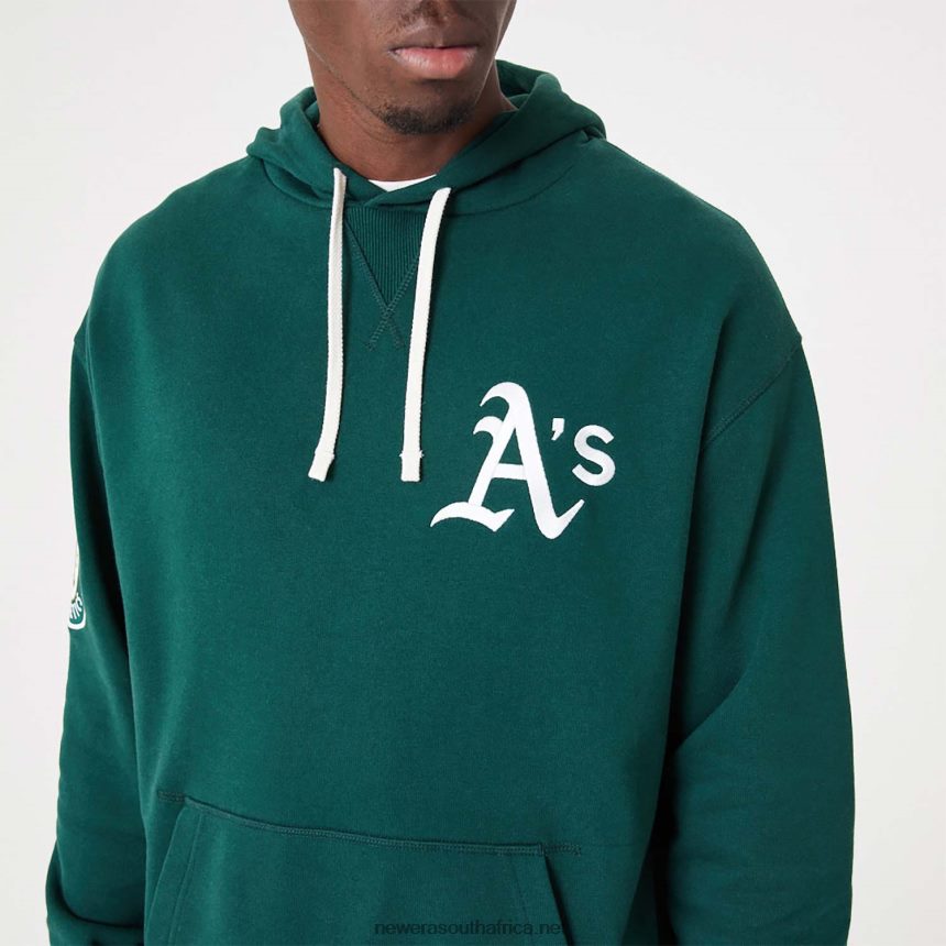 Oakland Athletics MLB Heritage Dark Green Oversized Hoodie New Era TRBRBN2697
