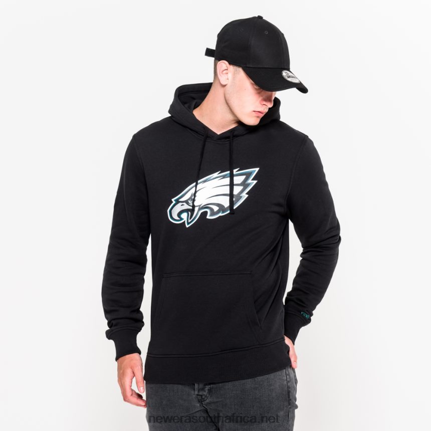 Philadelphia Eagles Team Logo Black Hoodie New Era TRBRBN2710