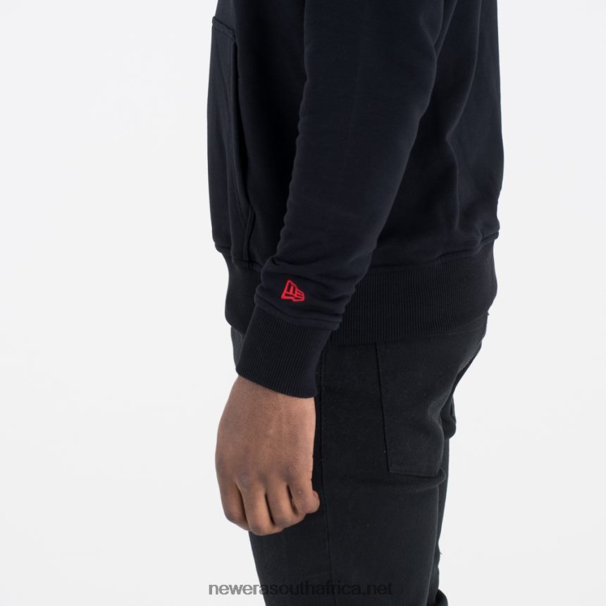 Portland Trail Blazers Team Logo Black Hoodie New Era TRBRBN2679