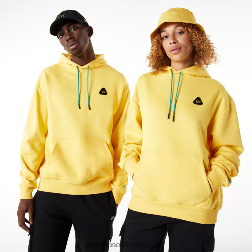 Rubber Patch Yellow Oversized Hoodie New Era TRBRBN2707