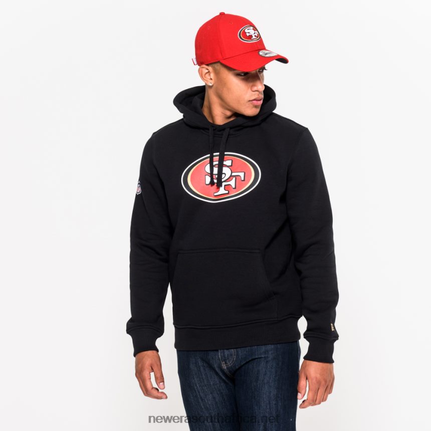 San Francisco 49ers Team Logo Black Hoodie New Era TRBRBN2726
