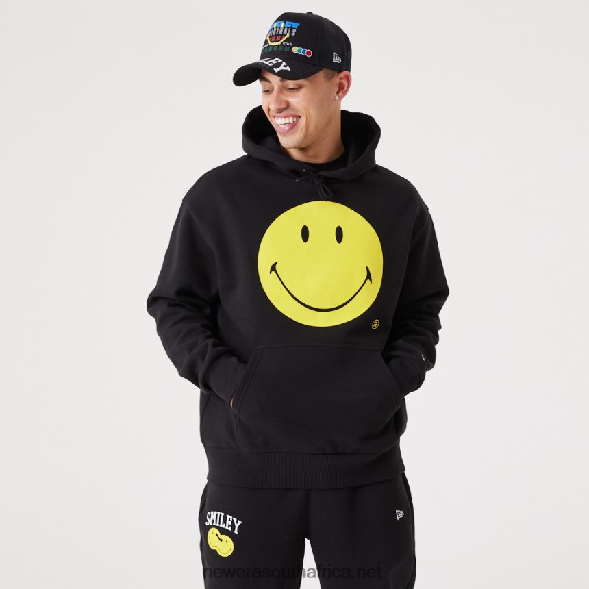 Smiley Essentials Black Hoodie New Era TRBRBN2800