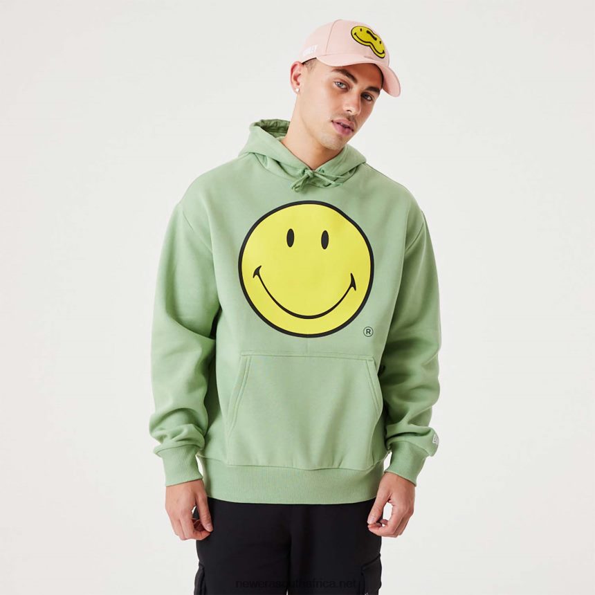 Smiley Essentials Medium Green Pullover Hoodie New Era TRBRBN2801