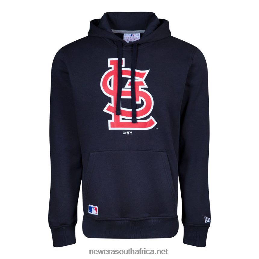 St. Louis Cardinals MLB Team Logo Navy Hoodie New Era TRBRBN2676