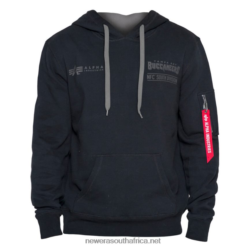 Tampa Bay Buccaneers x Alpha Industries Black Hoodie New Era TRBRBN2821
