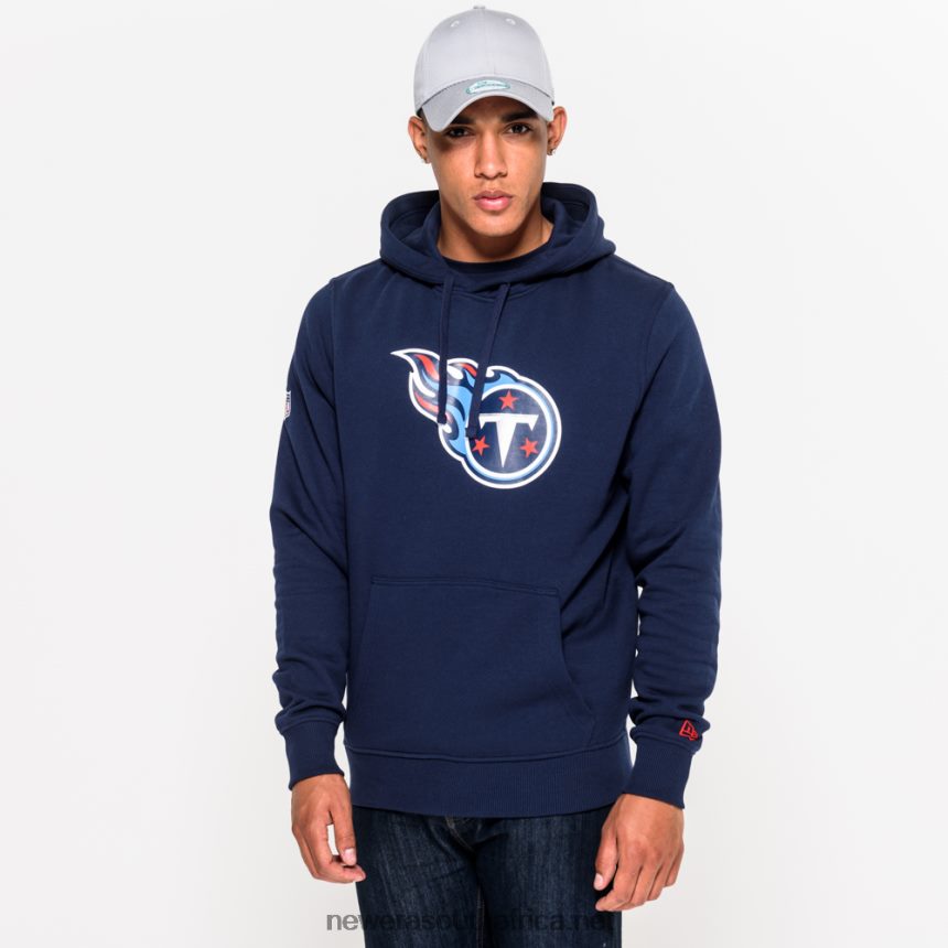 Tennessee Titans Team Logo Navy Hoodie New Era TRBRBN2742