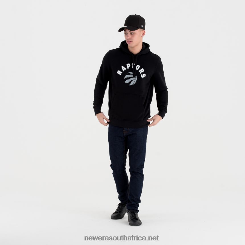 Toronto Raptors Team Logo Black Hoodie New Era TRBRBN2717