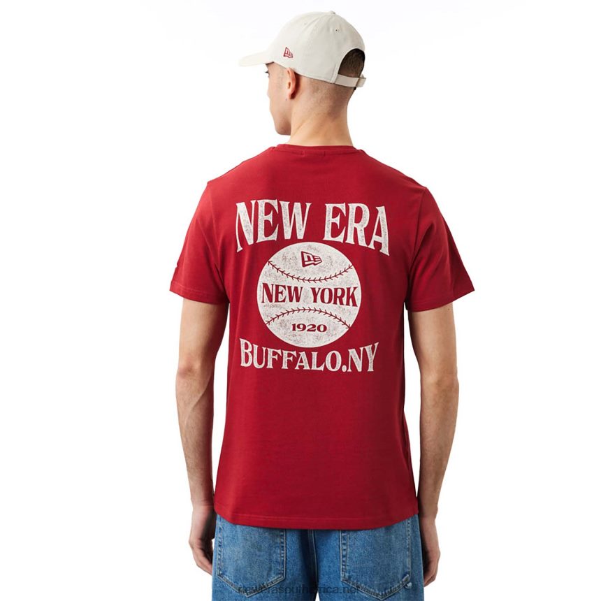 Ball Print Red T-Shirt New Era TRBRBN2862