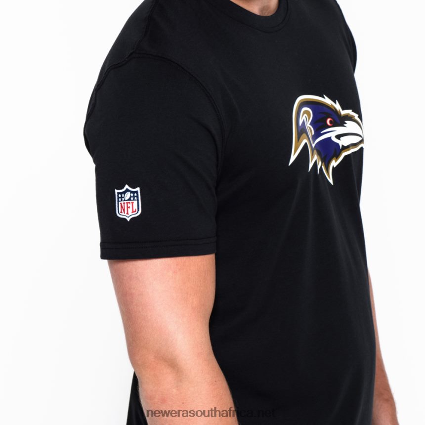 Baltimore Ravens Team Logo Black T-Shirt New Era TRBRBN2953
