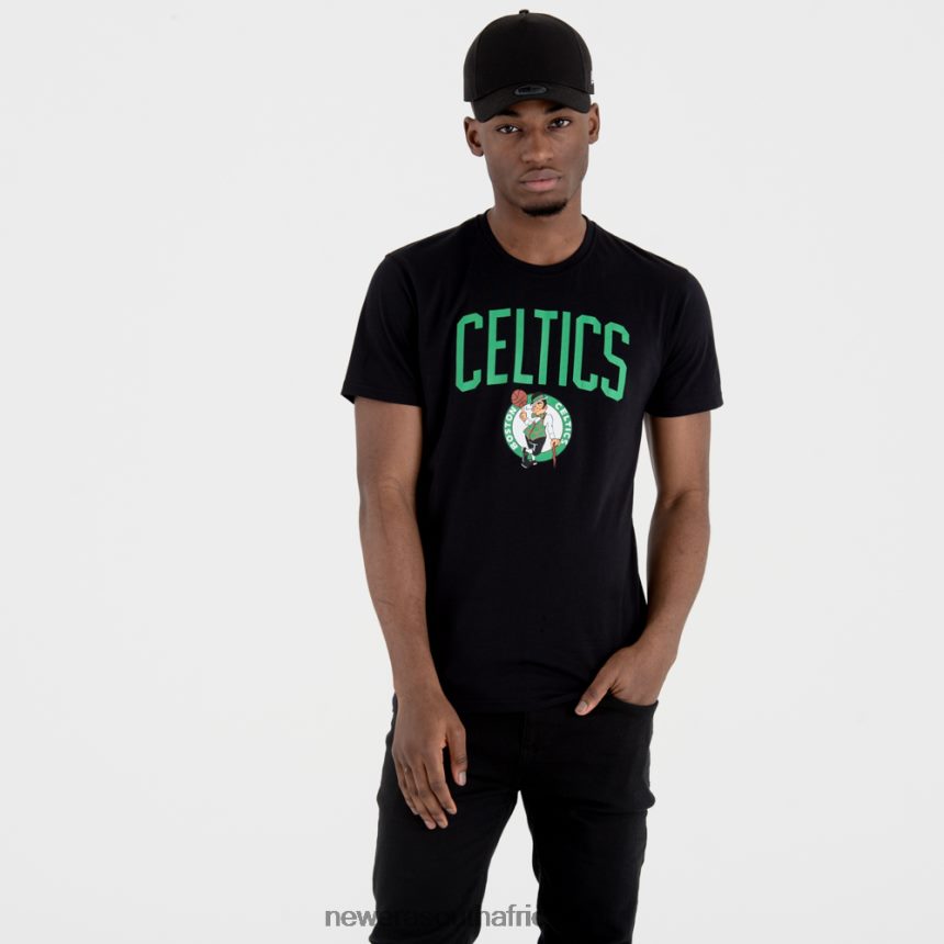 Boston Celtics Team Logo Black T-Shirt New Era TRBRBN3145